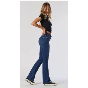 Mavi‎ Molly Jeans 32x31 Mid-Rise Classic Bootcut Medium Wash Stretchy Dark Wash
